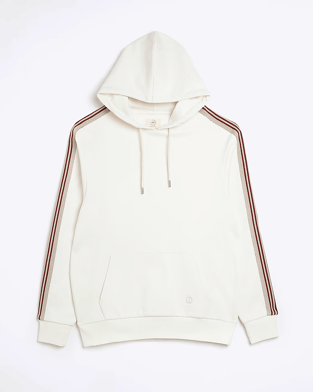 Adidas hoodie striped shop sleeves