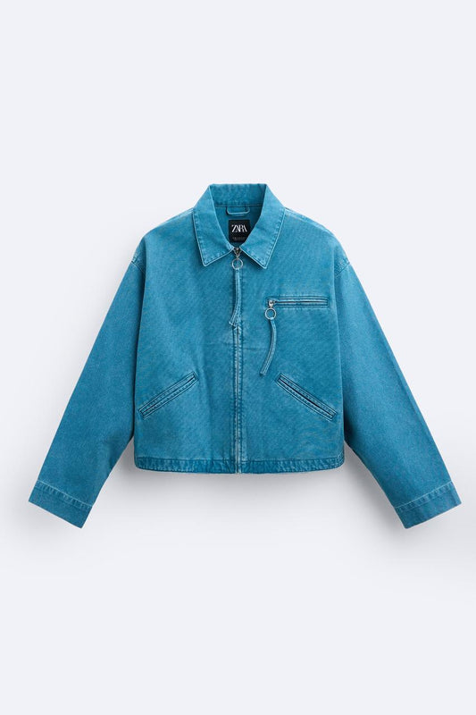 BOXY FIT DENIM JACKET