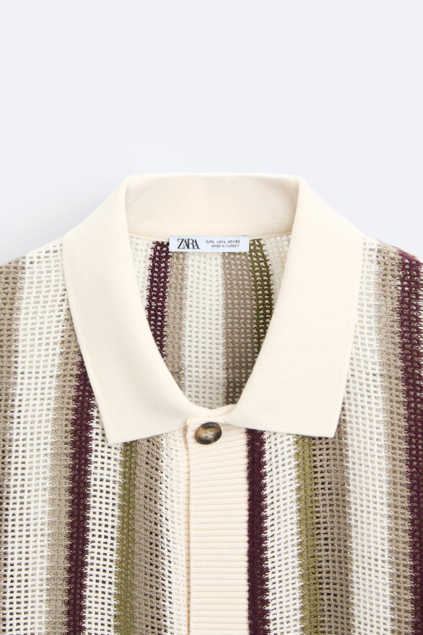 STRIPED JACQUARD SHIRT