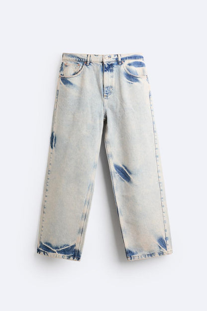 FADED BAGGY-FIT JEANS