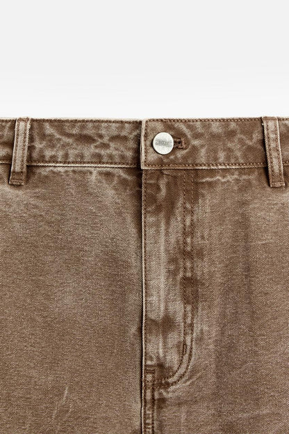 FADED TROUSERS WITH SEAMS