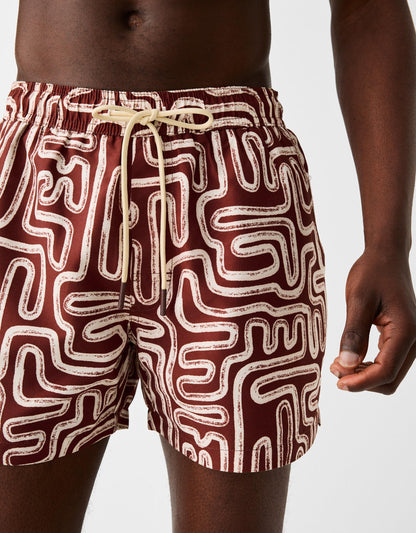 PRINTED SWIMMING TRUNK