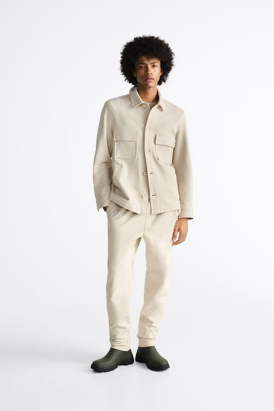 SOFT OVERSHIRT WITH POCKET