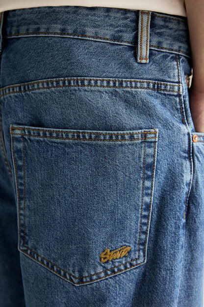 BAGGY DENIM BERMUDA SHORT