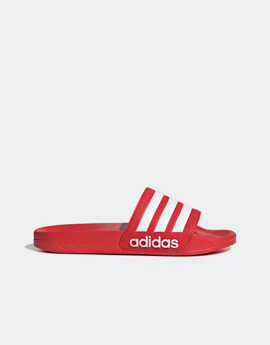 SPORTSWEAR ADILETTE "AQUA" SLIDERS IN RED