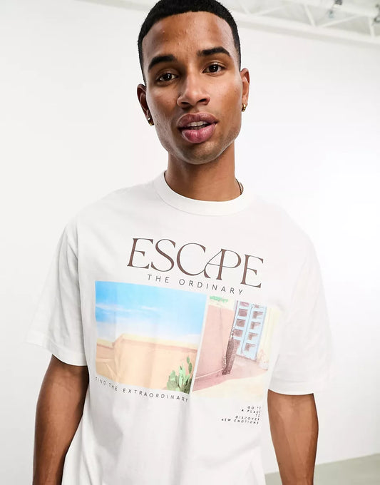 ESCAPE T-SHIRT IN WHITE