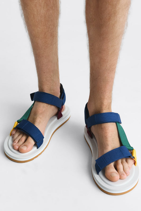 MULTICOLOURED TECHNICAL SANDALS