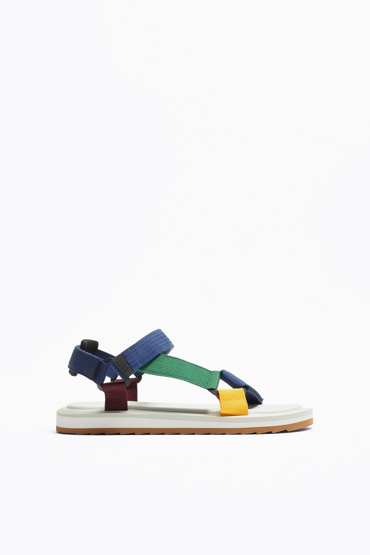 MULTICOLOURED TECHNICAL SANDALS