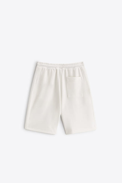 JOGGER BERMUDA SHORTS WITH LABEL