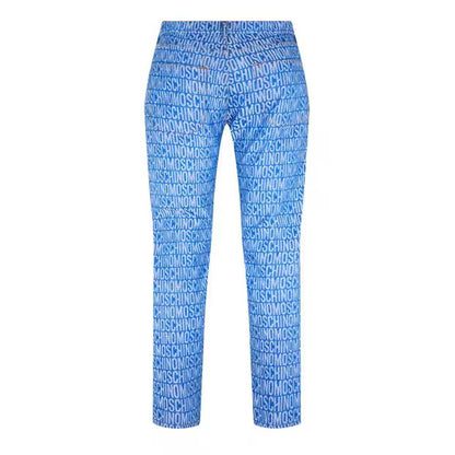 JACQUARD PRINT JEANS