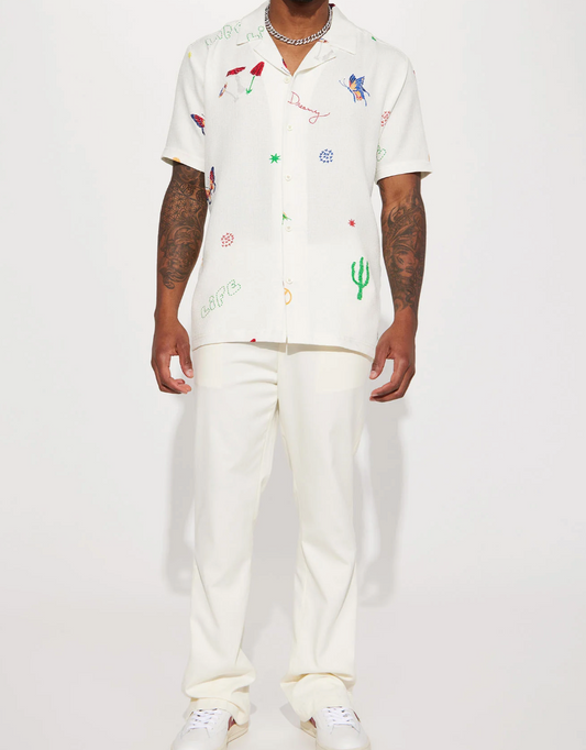 DESERT LIKE SHORT SLEEVE BUTTON UP