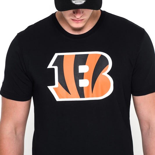 CINCINNATI BENGALS TEAM LOGO BLACK T-SHIRT