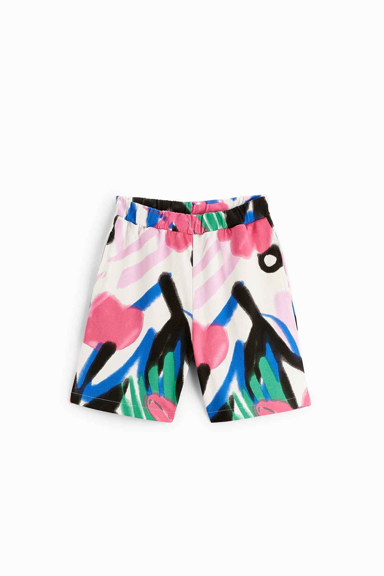 HIBISCUS PRINT BERMUDA SHORTS VARIOUS