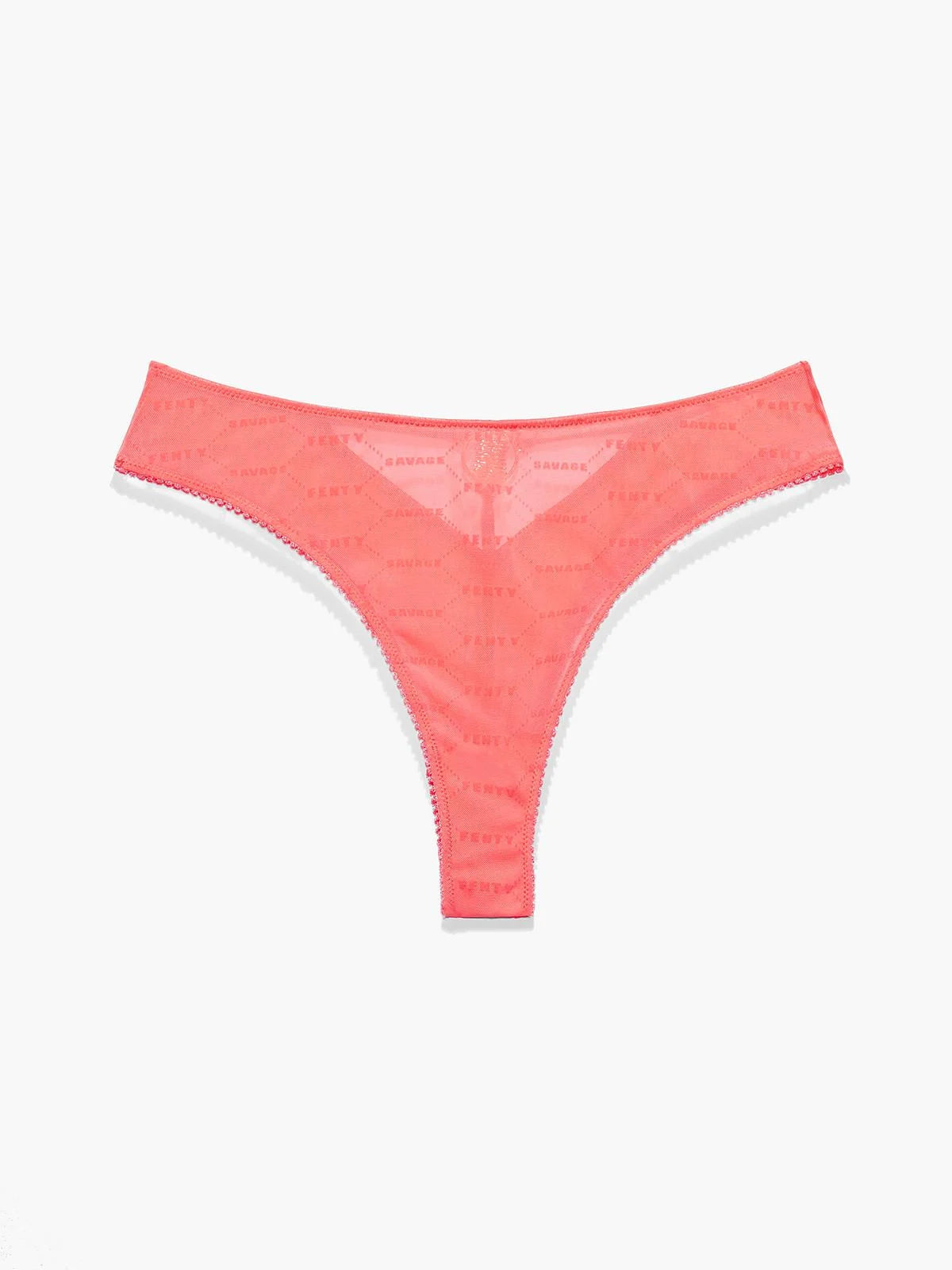 Flocked Logo Brazilian Panty