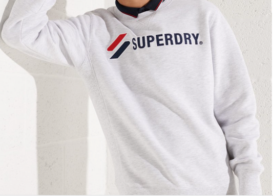 SPORTSTYLE APPLIQUE CREW SWEATSHIRT